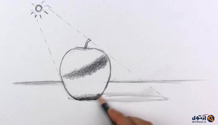 گام به گام طراحی سایه برای مبتدیان | آموزش طراحی مداد | سیاه قلم