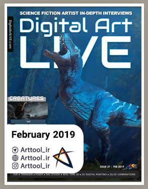 Digital Art Live February 2019 دانلود مجله طراحی | دانلود رایگان مجله طراحی دیجیتال سیاه قلم طراحی