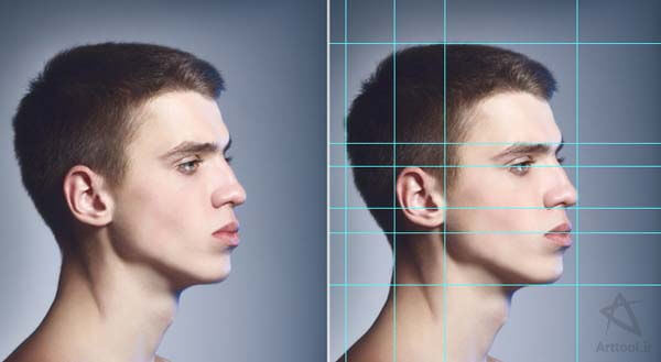 آموزش طراحی چهره دیجیتال مرد