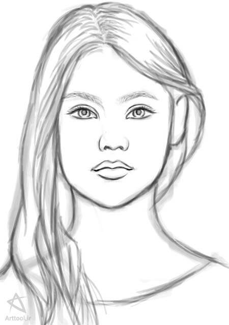 آموزش نقاشی چهره دیجیتال در فتوشاپ