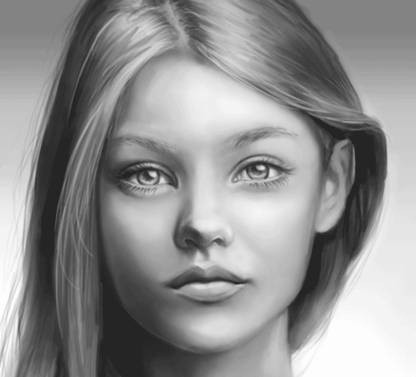 آموزش نقاشی چهره دیجیتال زن در فتوشاپ