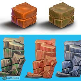 طراحی کاراکتر اوج - طراحی شلوار سنگ